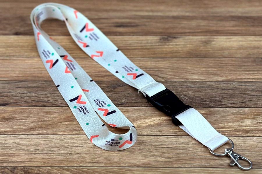 full color lanyards van PET materiaal voor Cultcuurcentrum in Mol